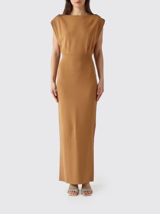 Elisabetta Franchi Long Dress in Cr&ecirc;pe