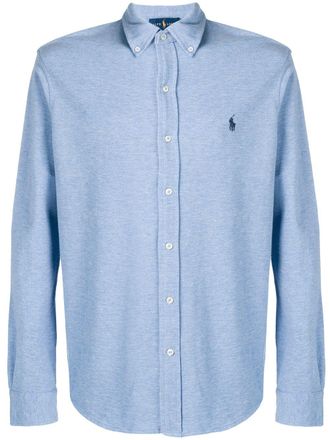 Polo Ralph Lauren Camicia con colletto button-down - Blu