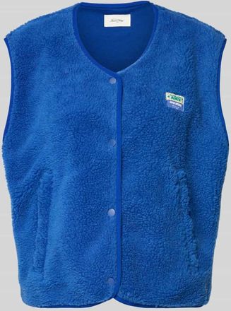 American Vintage American Vintage Weste mit Rundhalsausschnitt Modell HOKTOWN in Dunkelblau, Gr&ouml;&szlig;e XS/S