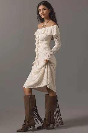 Dolce Vita Giano Suede Fringe Boots