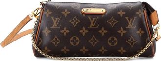 Louis Vuitton Eva canvas clutch met monogram - Bruin