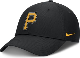 Nike Pittsburgh Pirates Club Nike Mens Dri-FIT MLB Adjustable Hat in Black | NB0200APTB-T0X