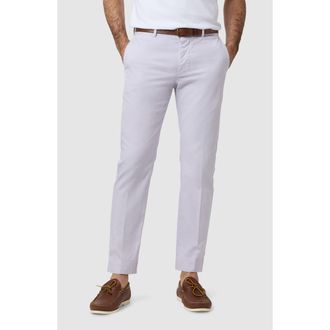 Sid Mashburn Garment Dye Slim Straight Leg Field Pants in Lavender Ap Twill at Nordstrom Rack, Size 40 X 32