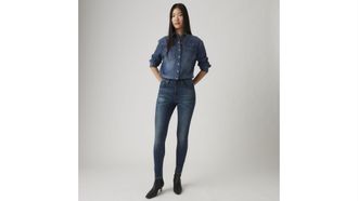 Levi's 721 High Rise Skinny Jeans - Womens - 23X28 - Blue