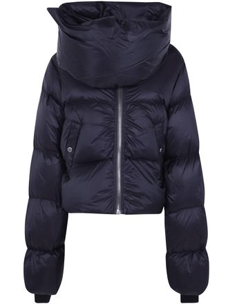Rick Owens Jacket Hooded Funnel Neck