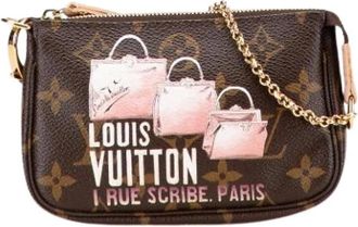 Louis Vuitton Pre-owned Mini Bags, female, Brown, Size: ONE SIZE Pre-owned Mini Pochette Accessoires