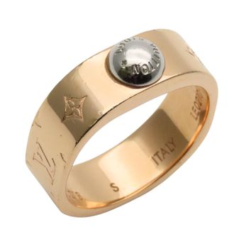 Louis Vuitton Pink Metal Band Ring (Pre-Owned)