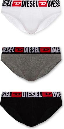 Diesel Bottoms, male, Multicolor, Size: 2XL Branded Briefs 3-Pack