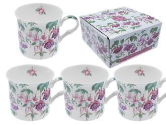 OEM Juego De 4 Tazas - Fucsia (fbch)
