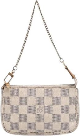 Louis Vuitton Pre-owned Mini Pochette Accessoires - - Pre-owned - Donna - Bianco - ONE SIZE