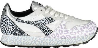 Diadora White Fabric Womens Sneaker