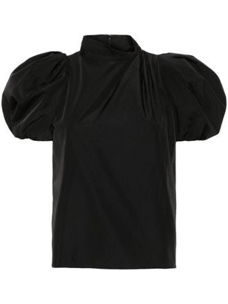 Moschino gathered blouse - Black