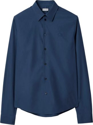 Burberry Popeline overhemd - Blauw