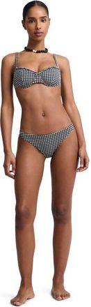 Onia Marilyn Underwire Bikini Top in Black/white at Nordstrom, Size X-Small