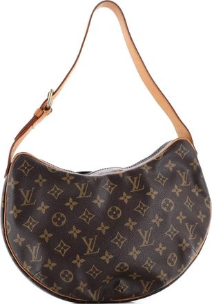 Louis Vuitton Croissant Handbag Monogram Canvas PM hobo bag - Bruin