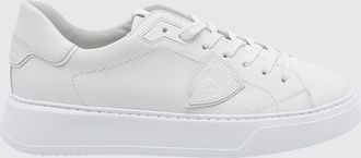 Philippe Model Sneakers basse Temple Low in pelle di vitello liscia con logo Scudetto
