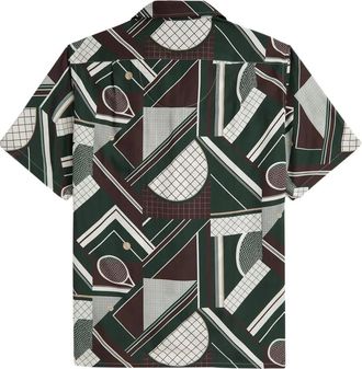 Ralph Lauren Purple Label Overhemd met geometrische print - Groen