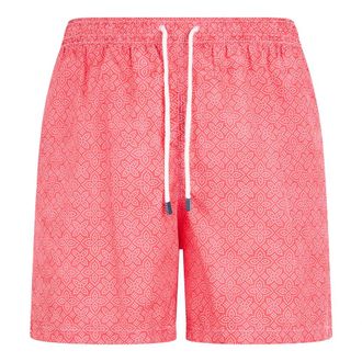 Fedeli Beachwear, male, Red, Size: 3XL Madeira Swim Shorts