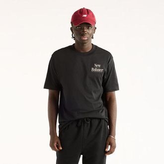 New Balance Uomo Digitally Remastered Hands T-Shirt in Nero, Cotone, Taglia XL