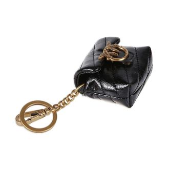 Pinko Bag Accessories, female, Black, Size: ONE SIZE AirPods Love Puff Case