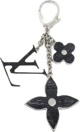 Louis Vuitton Pre-owned Canvas Keyring - Dames - Vintage Accessoires - Zwart - ONE Size - Vintage