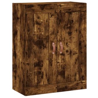 vidaXL Armario De Pared Madera Ingenier&iacute;a Roble Ahumado 69,5x34x90 Cm Vidaxl