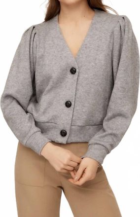 Fifteen Twenty Madeline Cardigan In Gray