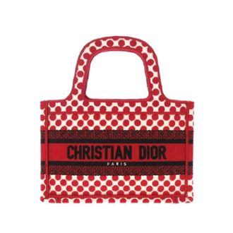Dior Pre-owned Mini Bags, female, Red, Size: ONE SIZE Pre-owned Canvas totes