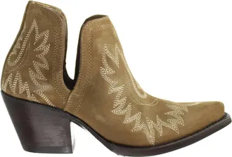 Ariat Womens Dixon Suede Western Boot In Dijon