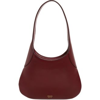 Khaite Small Joan Leather Hobo Bag in Oxblood at Nordstrom