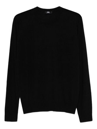 Alpha Studio Silk And Cashmere Crewneck Sweater