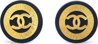 Chanel Orecchini con logo 1990-2000 - Oro