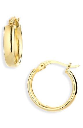 Argento Vivo Flat Hoop Earrings in Gold at Nordstrom Rack