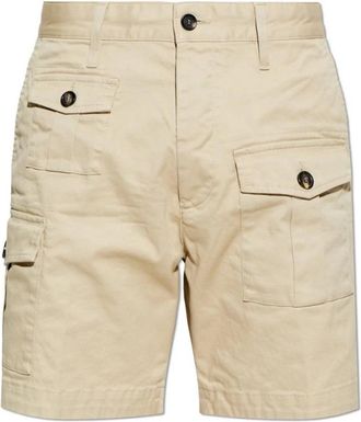 Dsquared2 Broek - Heren - Korte Broeken - Beige - S - Korte Broeken