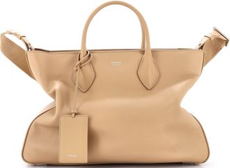 Ferragamo Star Convertible Top Handle Bag Leather Large