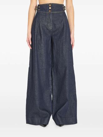Zimmermann Rebellion high-waisted jeans - Blauw