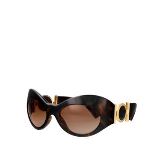 Versace Oval Frame Sunglasses