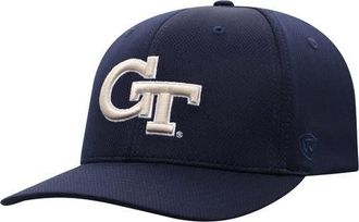 Top of the World Mens Top of the World Navy Georgia Tech Yellow Jackets Reflex Logo Flex Hat at Nordstrom, Size Medium/large