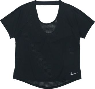 Nike (WMNS) Nike Breathe Miler Running Short Sleeve Sports BRA Professional Black AJ8142-010