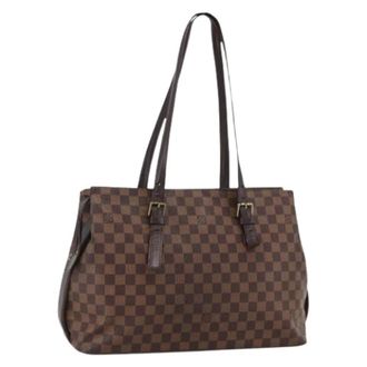 Louis Vuitton Pre-owned Tote Bags, female, Brown, Size: ONE SIZE Pre-owned Canvas Tote Bag