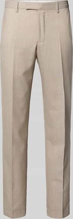 Pierre Cardin Anzughose aus Schafswoll-Mix Modell Ryan in Beige, Gr&ouml;&szlig;e 24