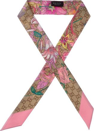 Gucci Gg Silk Scarf