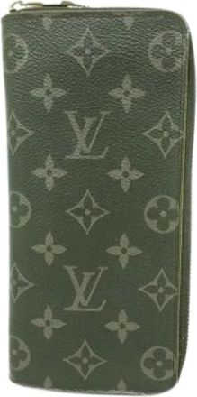 Louis Vuitton Pre-owned Wallets, male, Green, Size: ONE SIZE Pre-owned Long wallet (bi-fold)