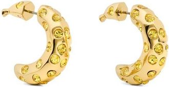 Kate Spade New York banana statement hoop earrings in Light Topaz at Nordstrom