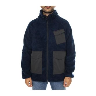 Penfield P Bear Borg Jacket - Heren - Fleece jassen - Blauw - S - Polyester - Fitness