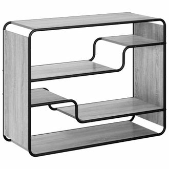 vidaXL Aparador Sonoma Gris 98 X 37,5 X 75,5 Cm Madera De Ingenier&iacute;a Vidaxl
