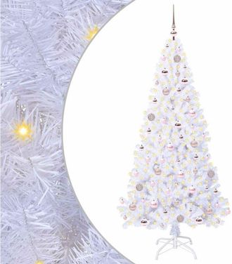 vidaXL &Aacute;rbol De Navidad Artificial Con 300 Led 180 Cm Pvc Y Acero Vidaxl