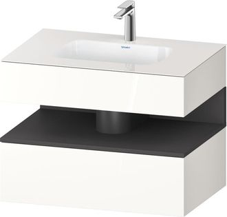 Duravit Qatego Lavabo Encastrado Con Base De Lavabo Consola, - Duravit