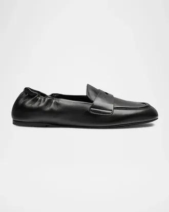 Stuart Weitzman Bryant Leather Penny Loafers