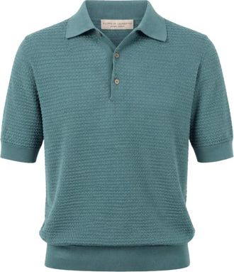 FILIPPO DE LAURENTIIS Polo Shirt - Heren - Polos - Groen - 2XL - Tops